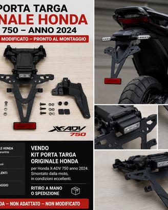 Porta Targa originale Honda Xadv750 anno 2024