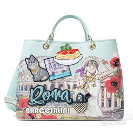 braccialini borsa e portafoglio Roma
