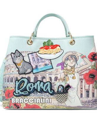 braccialini borsa e portafoglio Roma