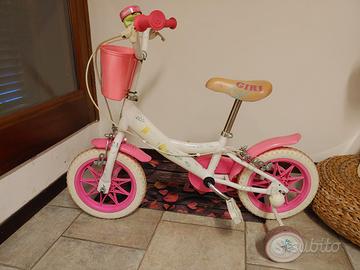 bici bimba con rotelle Masha e Orso