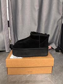 Stivali da neve con tacco alto UGG, neri 38