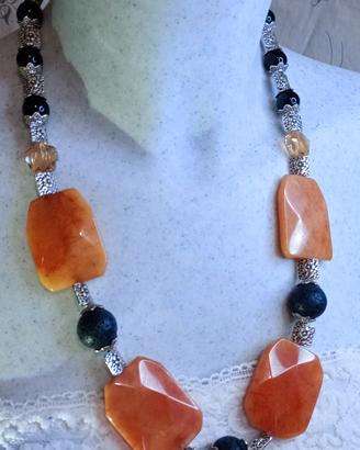 collana pietra naturale di agata 