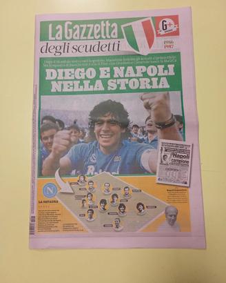 Replica Gazzetta Maradona Napoli