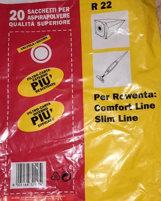 sacchetti aspirapolvere