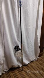 Canna da pesca con mulinello trota lago m4