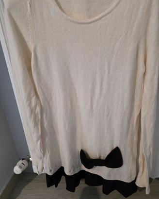 Pullover lungo, di lana Rebel Queen Liu jo taglia