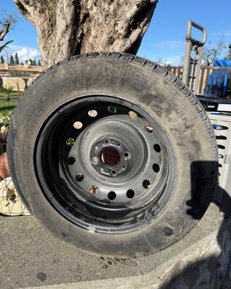 Ruota scorta 185/65 R15 88H cerchio ferro