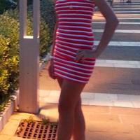 Vestito corto a righe,cotone,BluGirl Folies,Tg.40