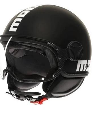 TG S CASCO MOMO DESIGN FGTR CLASSIC NERO OPACO ECE