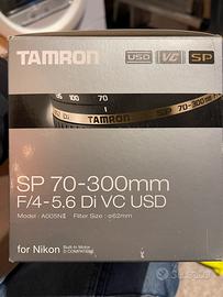 Obbiettivo Tamron 70-300 usd per nikon