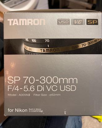 Obbiettivo Tamron 70-300 usd per nikon