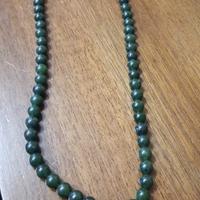 collana di Giada verde anni 70 vintage 