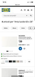 8 Ante Ikea bianco + 1 cassetto per Besta