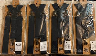 Bretelle Premier  Navy Clip-on. Vintage- NUOVE!