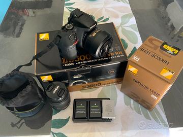 Nikon D3500 18-55mm + 35mm