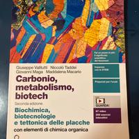 Libro di scienze: Carbonio, metabolismo, biotech