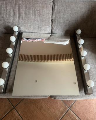 Specchiera Make-up Hollywood con luci LED