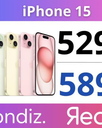 iPhone 15 - Ritiro usato Garanzia 2 Anni