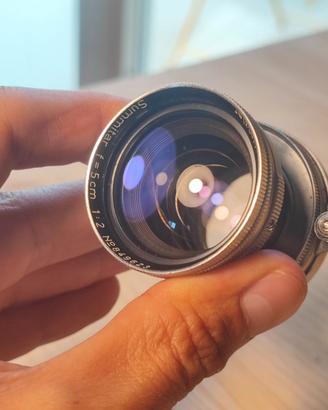 Leica Summitar 50mm f2 attacco a vite m39 Nuovo