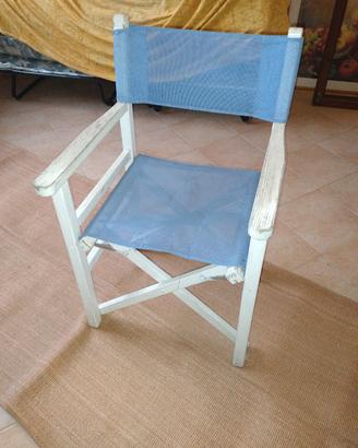 sedie da regista in legno 