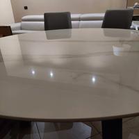 Tavolo Riflessi con sedie