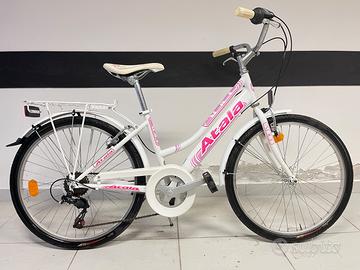 CityBike 24” Atala Donna Bianca/Rosa – Quasi Nuova