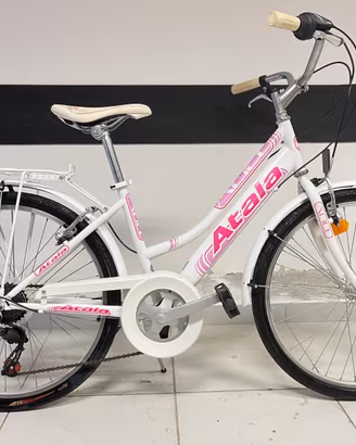 CityBike 24” Atala Donna Bianca/Rosa – Quasi Nuova