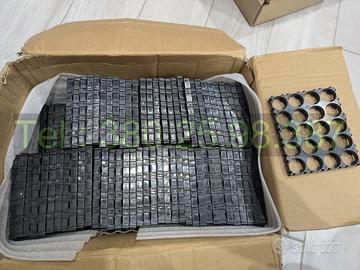 10 supporti 4x5 celle 18650 batterie al litio