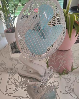 Ventilatore a Pinza da tavolo/scrivania comapatto