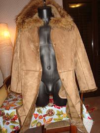 Montone mantella di procione con cappuccio Tg.XL