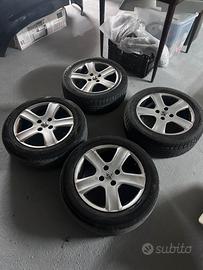 Cerchi gomme ruote  peugeot 307 16 pollici