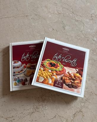 2 libri cucina Bimby Torte e Biscotti Vol.1-Vol.2