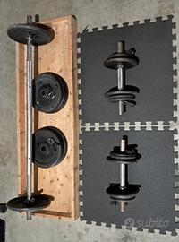 Pesi bilanciere panca stepper