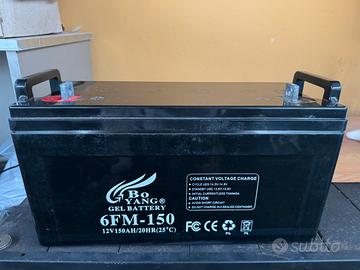 Batteria 12 v 150ah al gel