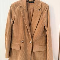 Blazer beige a coste