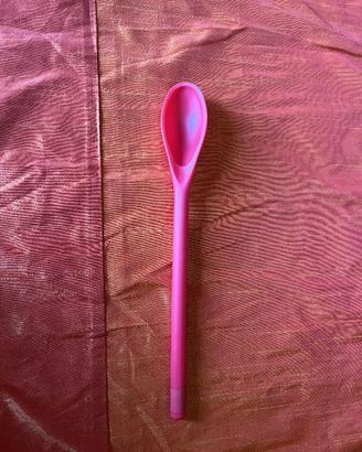 Cucchiaio in plastica alimentare 18cm (Rosso)