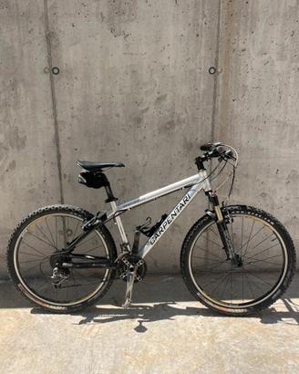 Mountain bike argento edizione limitata Carpentari