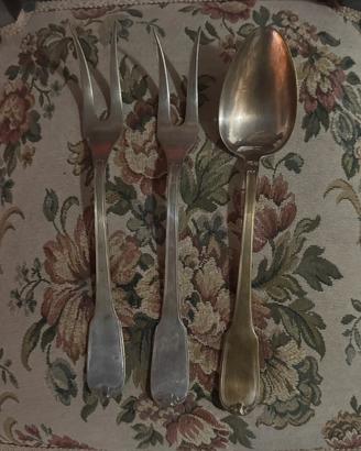 Set posate placcate argento vintage