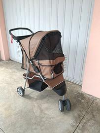 Passeggino richiudibile per cani e gatti