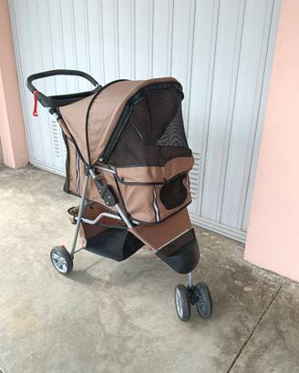 Passeggino richiudibile per cani e gatti
