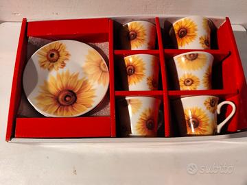 tazzine con girasoli