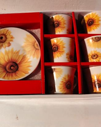 tazzine con girasoli
