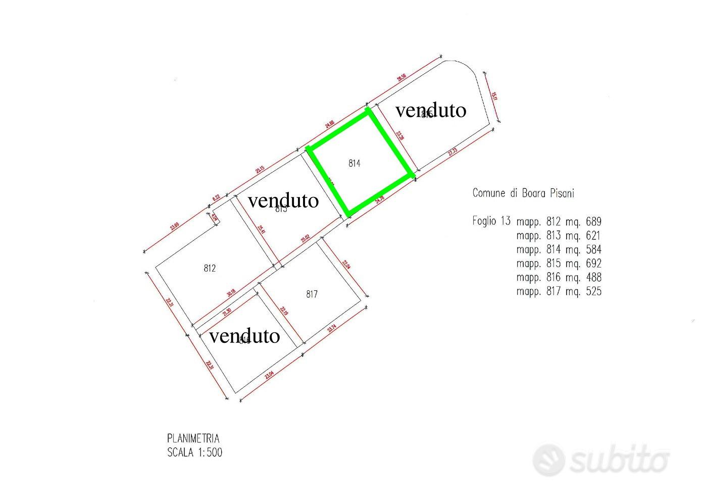 Terreno Residenziale Boara Pisani [11135VRG] - Vista 2