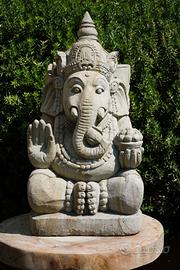 Statua di Ganesh in Pietra Naturale – 40 cm