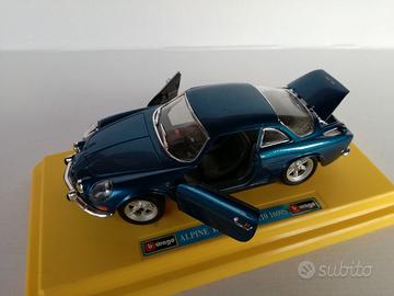 MODELLO AUTO RENAULT A110 ALPINE BLU' BURAGO