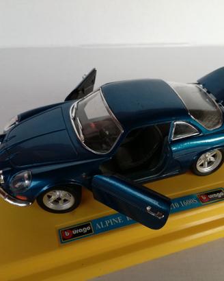 MODELLO AUTO RENAULT A110 ALPINE BLU' BURAGO