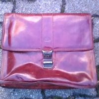 Borsa-cartella cuoio mod "avvocato". Artig.vintage