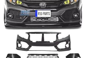 PARAURTI ANTERIORE HONDA CIVIC 16-20 LOOK SI