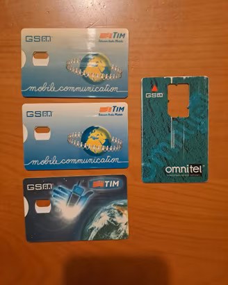 Schede porta SIM cellulare originali TIM e OMNITEL