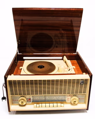 Radio giradischi EUROPHON vintage anni '50/60